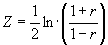 fischers z transformation